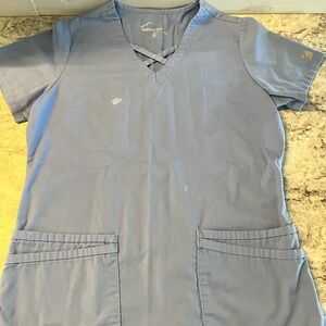 Women’s Butter soft ceil blue scrub set